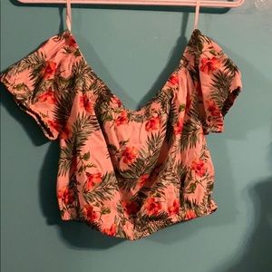Crop top floral